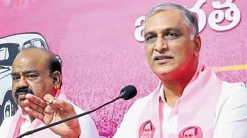 BRS leader T Harish Rao.