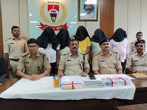 Five individuals were arrested after the Jharkhand police launched a probe following a victims complaint.