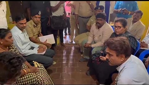 NCSC chaiperson Makwana consoled the victim's parents, C Chandrasekar and Tamil Selvi, and family members, and assured them of extending the commission's support. 