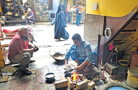 For nearly 90 years, this humble shop has been home to the last practitioners of kalai, the ancient craft of polishing cookware with a thin layer of tin. 