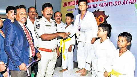 43rd National Open Karate Championship-2025 at the Dr P Anand Mini Stadium 