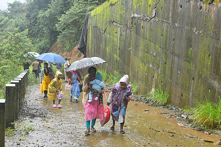 The retaining wall built on NH 275 after the 2018 natural disaster in Kodagu has developed cracks. 