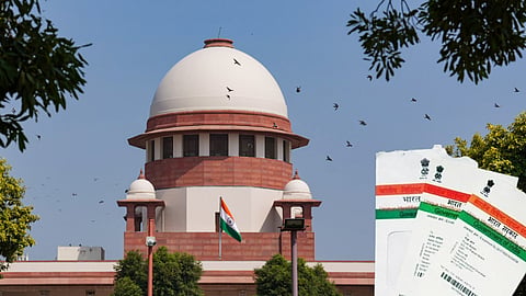 The SC bench allowed submission of claim forms with an Aadhaar card or any one of 11 documents already accepted under the SIR.