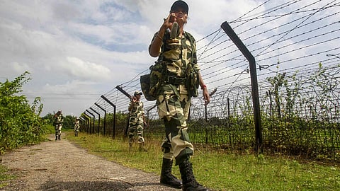 The India-Bangladesh border spans a total of 4,096.7 km