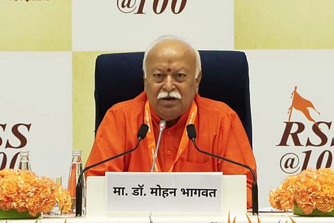 On centenary, Bhagwat says RSS has ‘no quarrel’ with BJP, even if differences surface