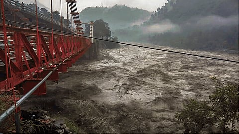 Authorities said more than 50 houses in Dalhousie, Himachal Pradesh are at risk, with electricity, water supply, and mobile connectivity cut off for two days.