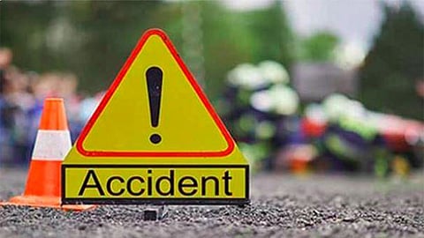 At 7.35 am, as the vehicle approached Ukkadam, Santhosh Kumar suffered a seizure, lost control of the car and veered onto the footpath. 