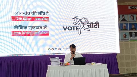 Gujarat Congress has accused the Bharatiya Janata Party (BJP) of widespread voter list manipulation in Navsari, the constituency of state BJP president and Union Minister C.R. Patil. 