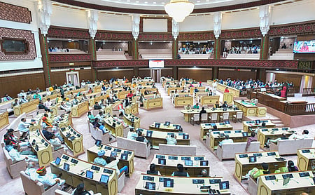 The House was adjourned twice, first for nearly 30 minutes and later till 2 PM following the uproar.