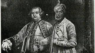 Stringer Lawrence, who established the Madras Army with Walajah, the Nawab of the Arcot