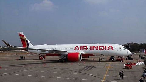 Air India flight.