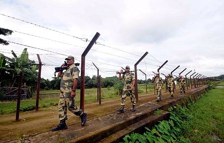 Indo-Nepal border image used for representation purposes only.