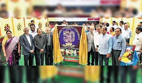 Presiding over the function, Rector Prof Ratna Sheela Mani confirmed that the Golden Jubilee celebrations would span the year. 