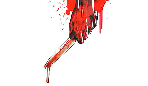 The video of one of the killers continuing to stab the businessman while his accomplice ran away went viral on social media. 