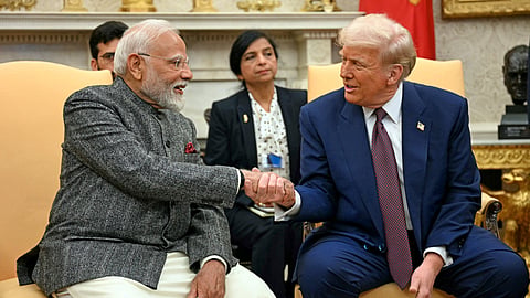 US President Donald Trump and Prime Minister Narendra Modi spoke over the phone on Monday, after which the US President announced that the two sides had agreed to the trade deal.