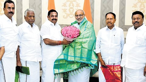 Palaniswami and other leaders called on Vice-President C P Radhakrishnan to congratulate him on his election to the country’s second-highest office.