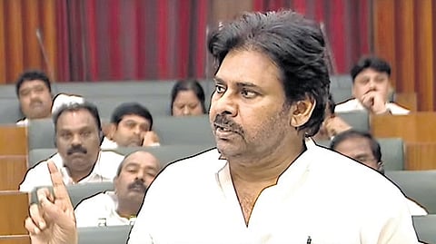 During the Question Hour, Pawan Kalyan explained various initiatives being implemented by the government to minimise plastic pollution. 