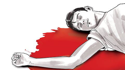 Passersby spotted Sahoo’s body on the roadside and informed the police, who rushed to the spot and sent it to a hospital for a postmortem. 