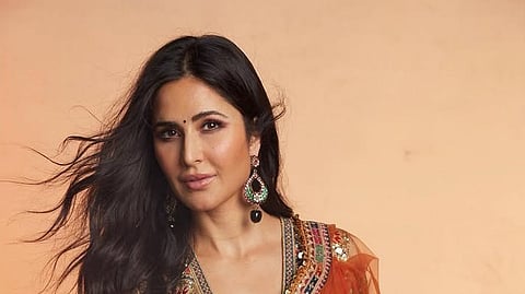  Katrina Kaif sports a full-sleeve blouse