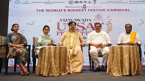 Addressing a press conference, Pattabhi Ram said the Utsav will promote cultural heritage, creativity, and entertainment for the public and devotees visiting the Durga temple.
