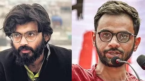 Student activists Sharjeel Imam and Umar Khalid 
