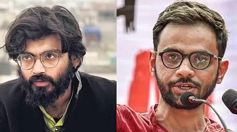 Student activists Sharjeel Imam and Umar Khalid 