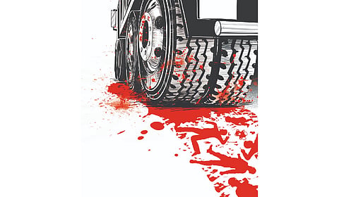 The offending vehicle was found to be registered in the name of a Bengaluru-based company. 