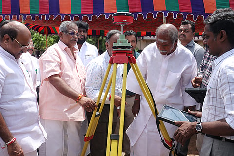 The survey, initiated by the Land Survey and Records Department with support from the Union Ministry of Land Resources, employs advanced scientific tools, satellite imagery and drone technology.