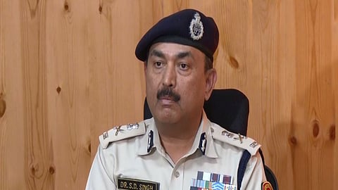 Ladakh Director General of Police S D Singh Jamwal. 