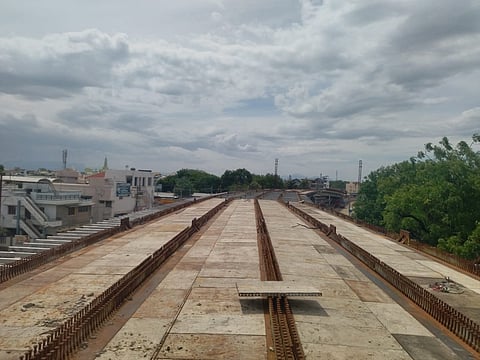 The 582-metre-long new structure would ease congestion at the level crossing along the busy Madurai-Thirumangalam railway line in Thirumangalam