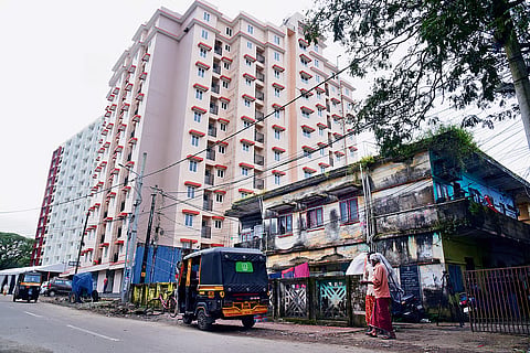 The Thuruthy apartment complex  inaugurated on Saturday.