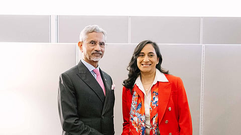 External Affairs Minister S Jaishankar meets with his Canadian counterpart Anita Anand in New York, Sep. 30, 2025.