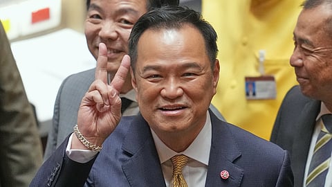 Thailand PM Anutin Charnvirakul 