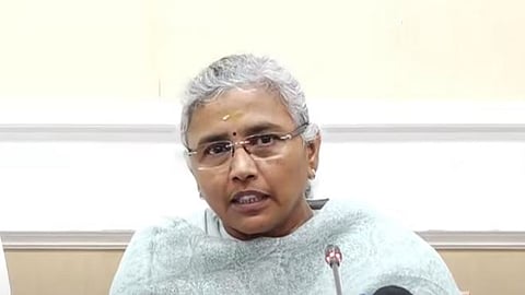 Revenue secretary P Amudha