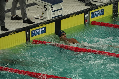 Srihari Nataraj won five medals in the Asian Meet