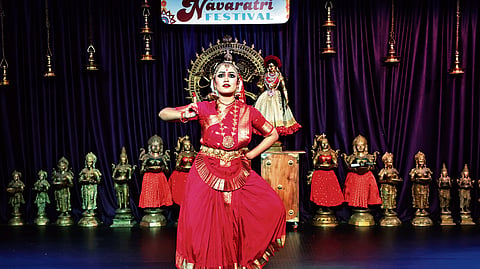 The Navaratri art scene in the capital is increasingly opening up to new talents and persons from all cross sections of the society.