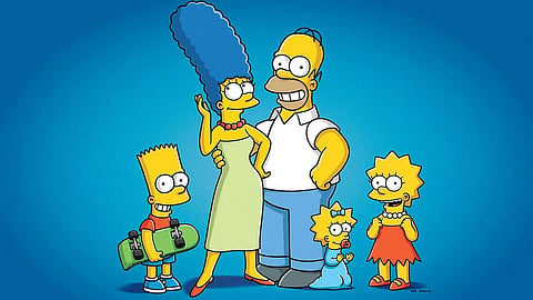 The Simpsons family