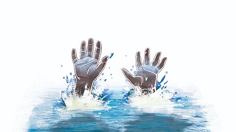 drown