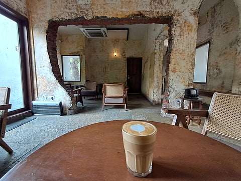 Interiors at halt. 