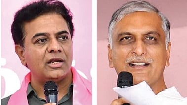  Party working president KT Rama Rao and senior leader T Harish Rao are jointly leading the charge