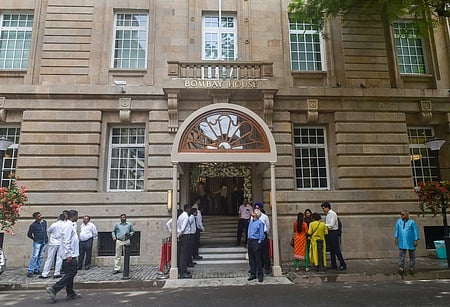 Bombay House, the headquarters of the Tata Group in Mumbai. 
