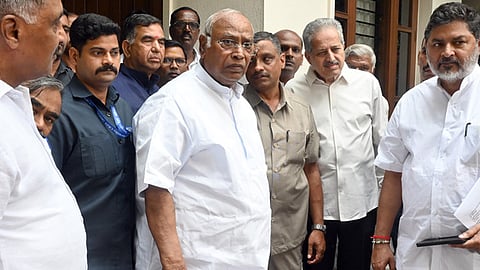 Congress president Mallikarjun Kharge 