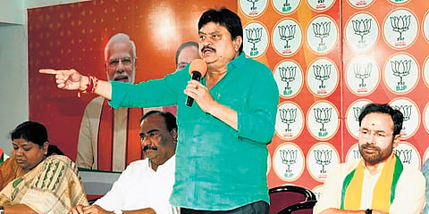 BJP state president N Ramchander Rao