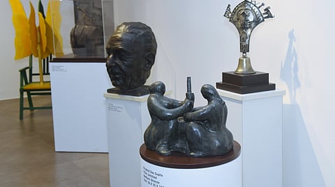 At the exhibition 