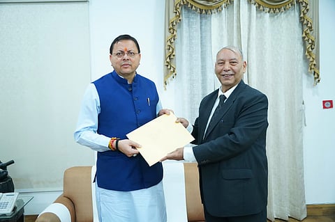 A single-member inquiry commission headed by  Justice (Retd.) U.C. Dhyani, constituted by the Uttarakhand government to investigate alleged irregularities in the competitive examination conducted by the Uttarakhand Subordinate Service Selection Commission, submitted its interim report to Chief Minister Pushkar Singh Dhami today. 
