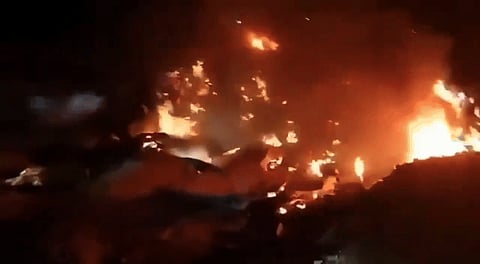 Several unconfirmed social media posts, accompanied by purported visuals, claimed that an aircraft belonging to the Pakistani military was shot down by the Afghan Taliban.  