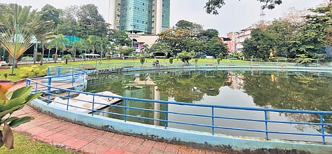 The boating area at the Ernakulam Children’s Park 