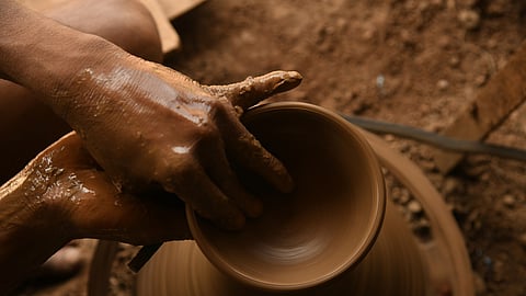 Diya making