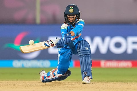 Jemimah Rodrigues in action