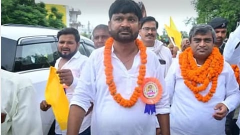 RJD candidate Satendra Sah was arrested by Jharkhand Police as a non-bailable warrant (NBW) was pending against him.